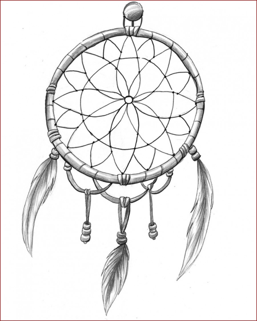 900x1125 Simple Dreamcatcher Tattoo Design Tattoo Design Ideas