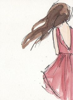 235x324 Art ~ Lauren Maurer ~ Watercolour Vintage Dresses! I Am Blown Away