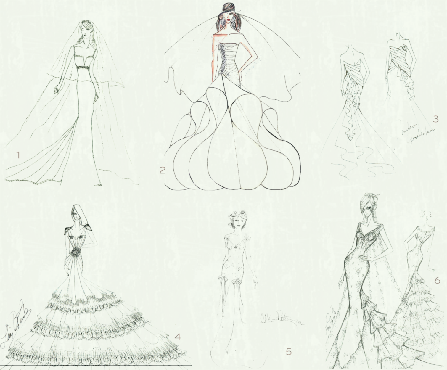 1510x1250 Wedding Gown Sketches Tumblr Dress Shops Ideas L Abeb