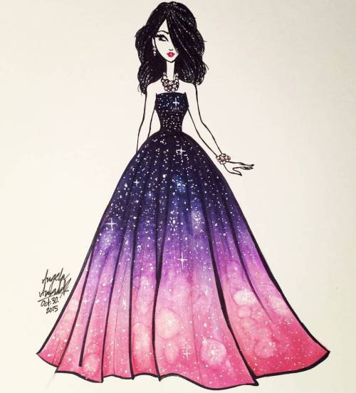 500x552 Wedding Dress Drawing Tumblr