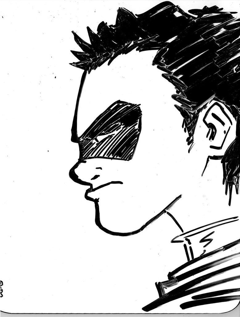 779x1026 Dry Erase Damian Wayne By S133pdeadart