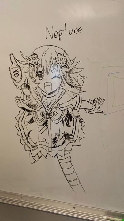405x720 Neptune Dry Erase Drawing Hyperdimension Neptunia Know Your Meme