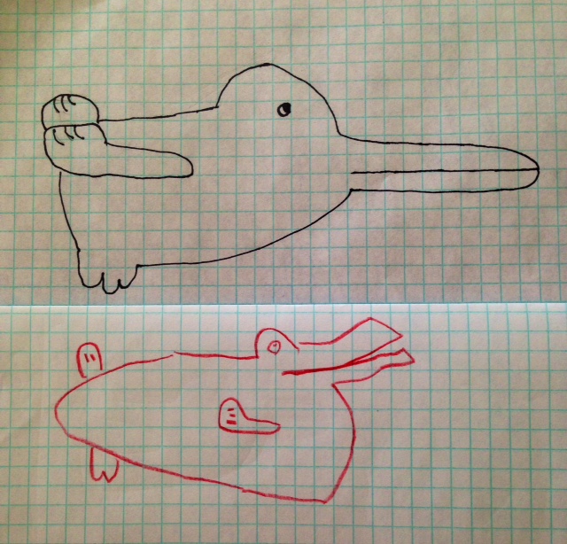 640x614 Fun How To Draw Simple Duck And Rabbit Illusion For Kids
