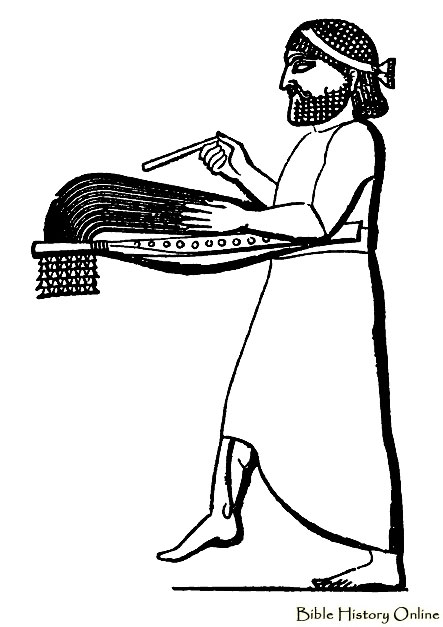 443x627 Musician Playing The Dulcimer