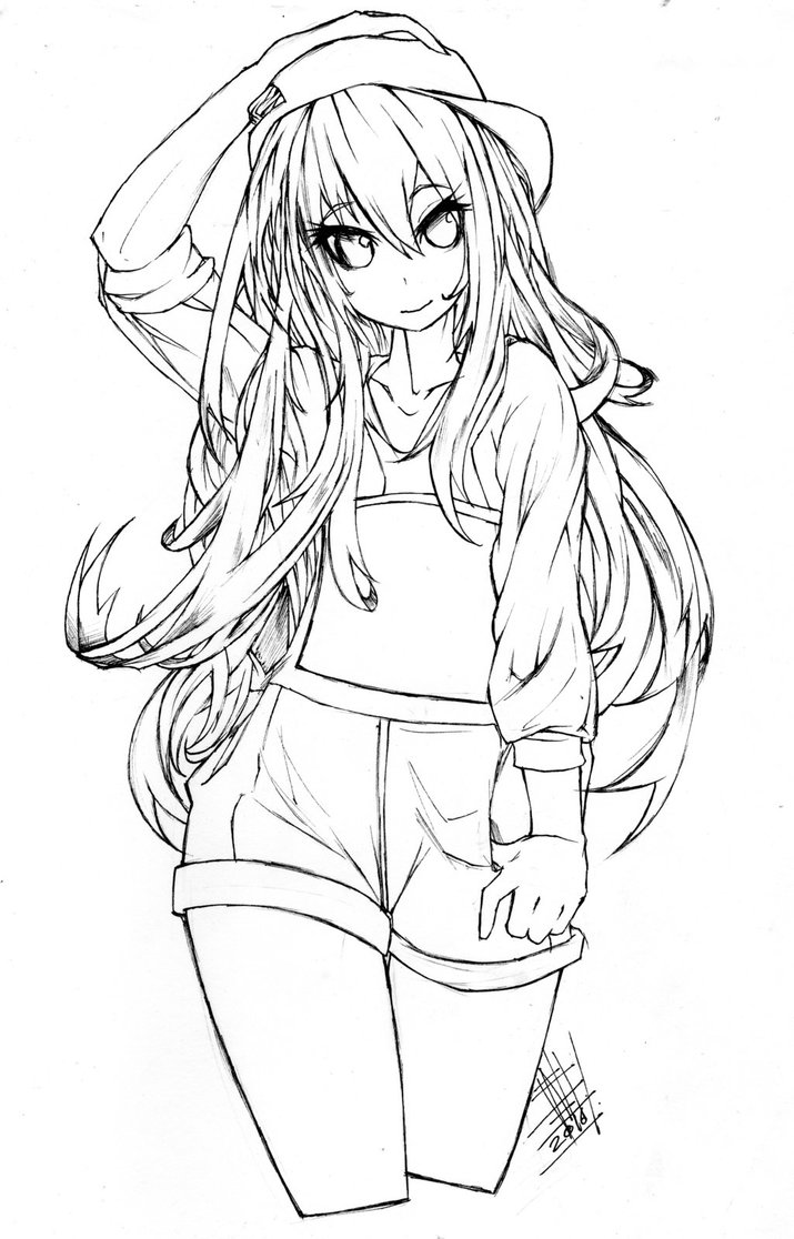 715x1116 Outline]dungarees Girl By Fahdecember