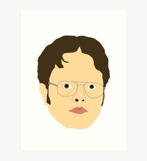 210x230 Dwight Schrute Drawing Art Prints Redbubble