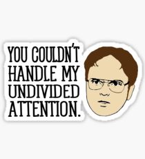 210x230 Dwight Schrute Drawing Stickers Redbubble