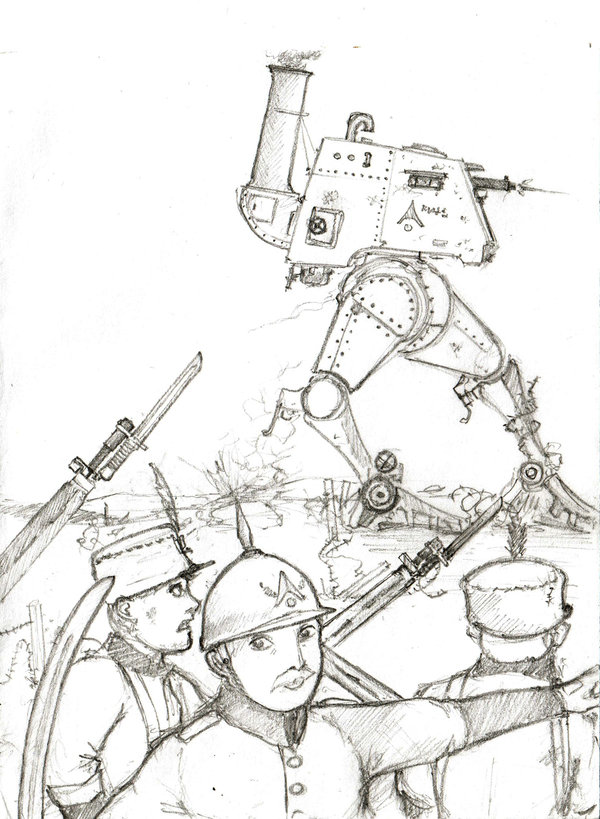 600x819 Dynamo!, Mech Concept Sketch By Ming Lung