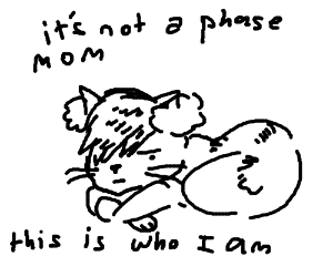 300x250 Emo Cat With Earmuffs