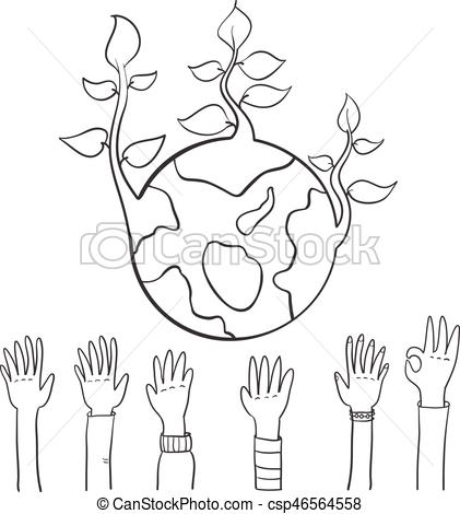 421x470 Earth Day Clip Art Drawing ~ Frames ~ Illustrations ~ Hd Images