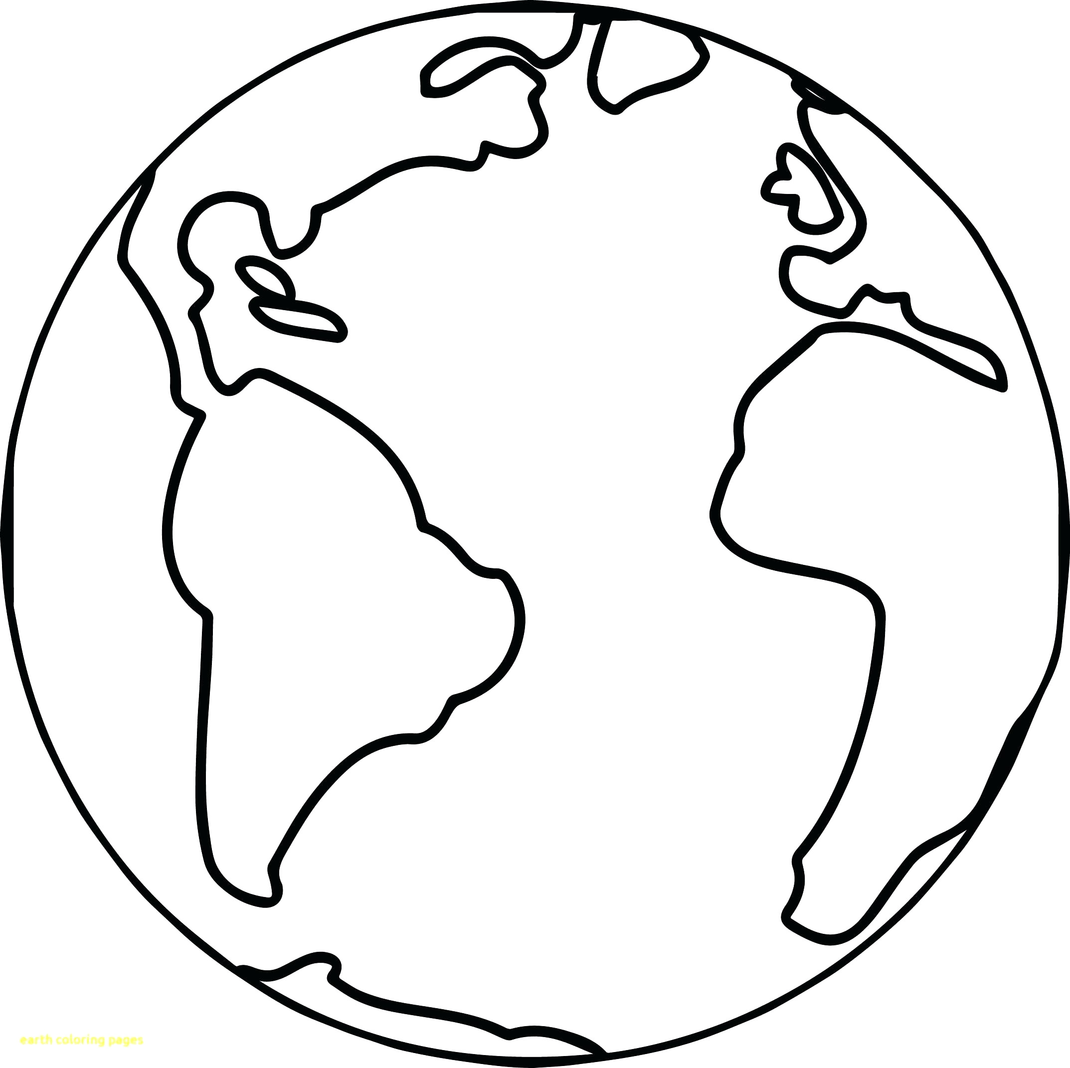 2146x2142 Coloring Page Of The Earth 8833 Within Black And White
