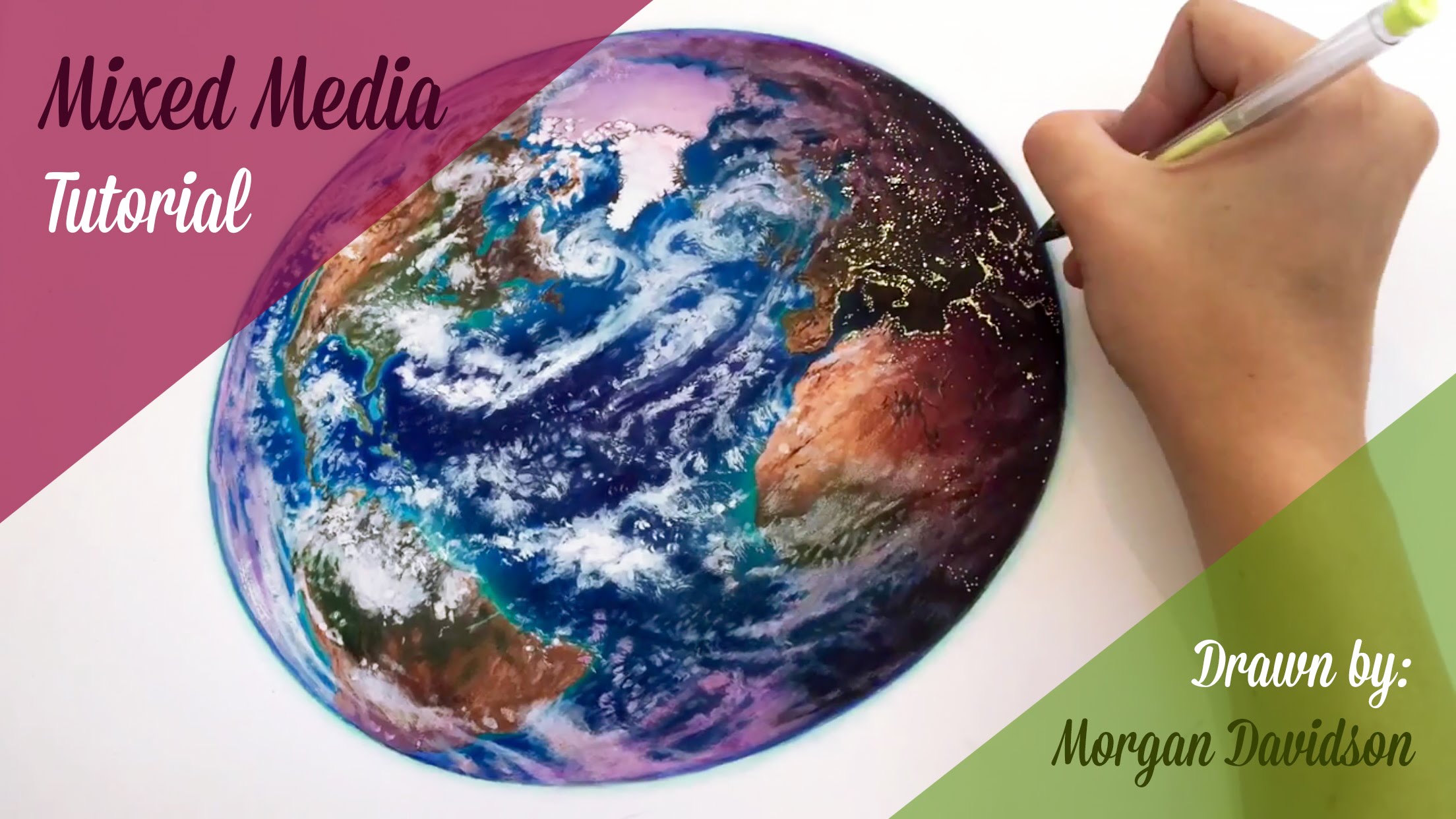 2208x1242 Drawn Earth Drawing