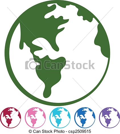 422x470 Earth Drawing Set Isolated On A White Background. Clipart Vector