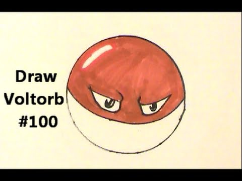 480x360 So Easy! How To Draw Voltorb ~ Pokemon No. 100 Tutorial