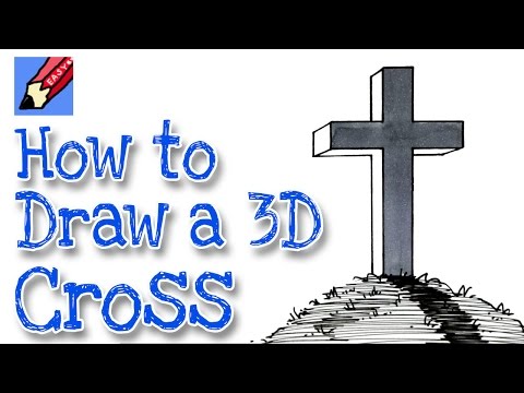 480x360 How To Draw A Cross In 3d Shoo Rayner Author