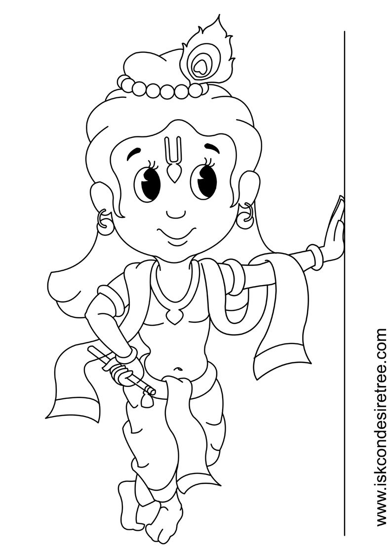 794x1123 Gallery Little Krishna Cartoon Drawing,