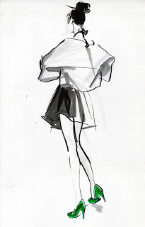 205x320 Julie Johnson Fashion Drawing Sketch Lintreccio Della Torre