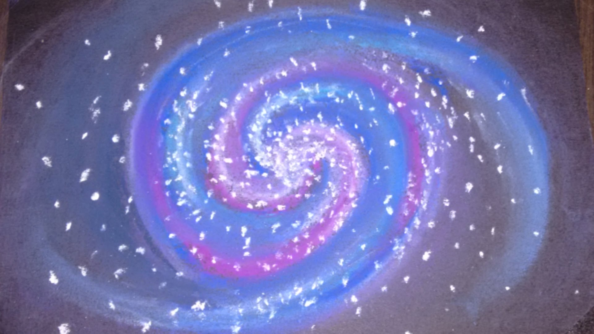 1920x1080 How To Draw A Galaxy With Chalk Pastels Saminspire