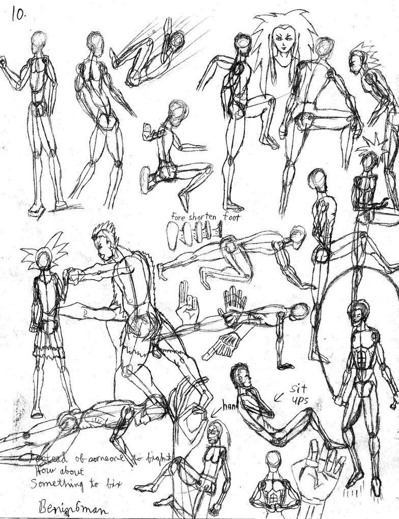 784x1019 Gesture Drawing Practice 10 By Benin6man