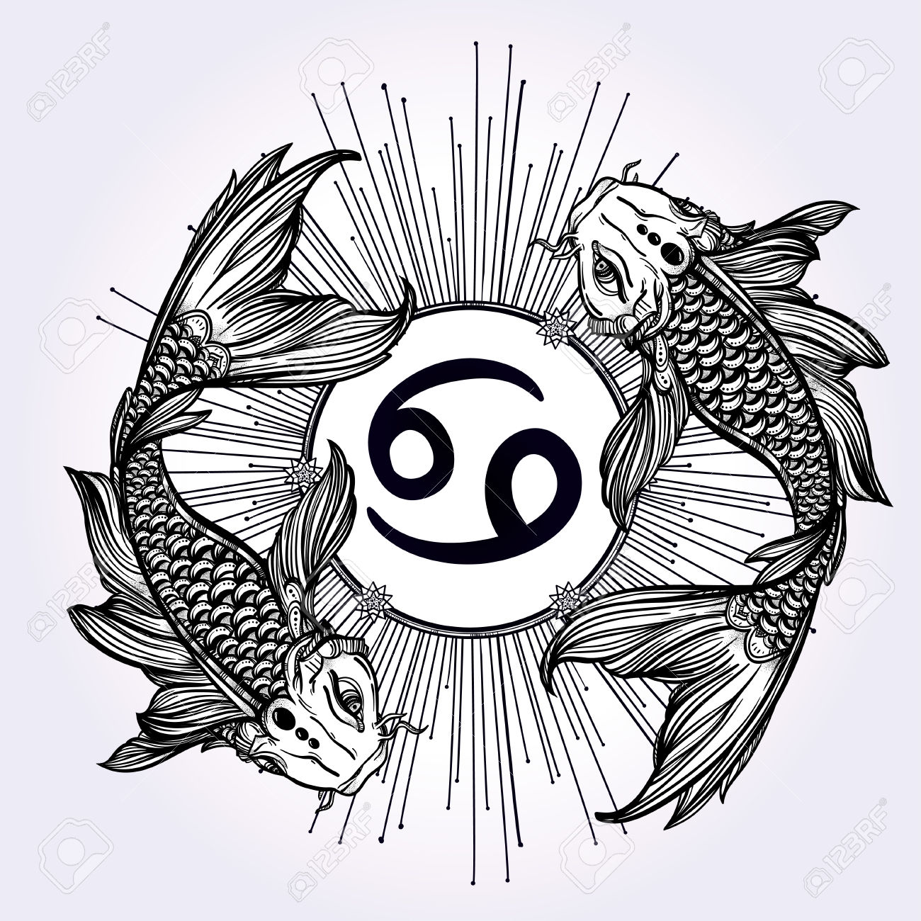 1300x1300 Drawn Zodiac Easy