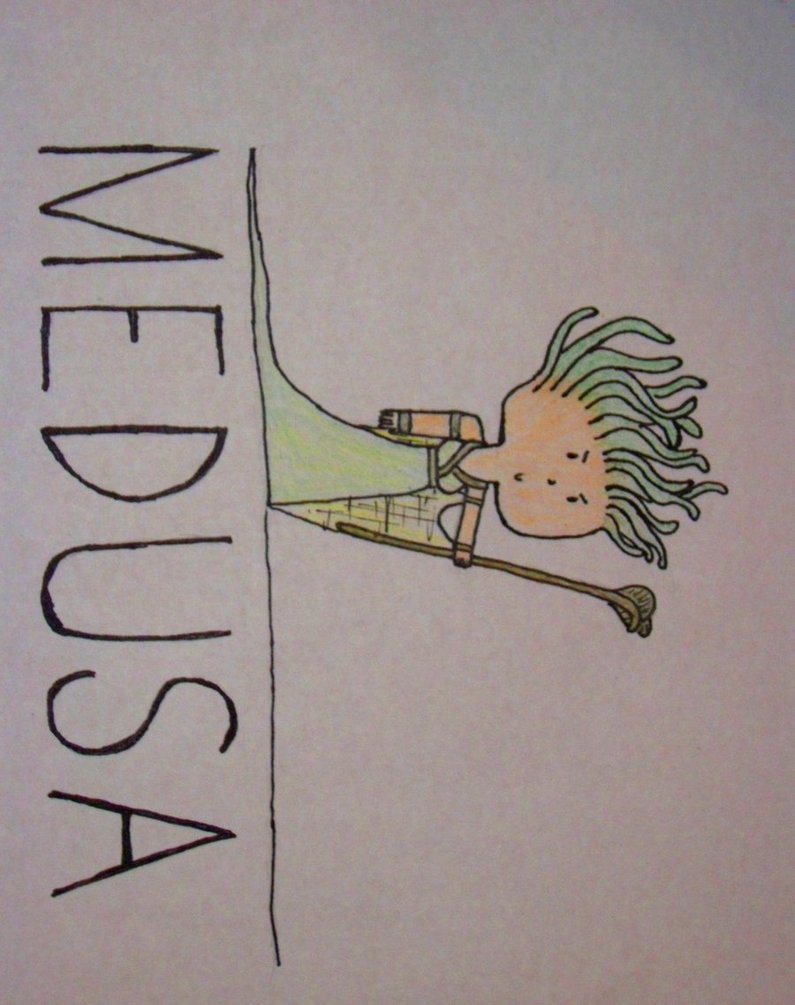 795x1005 Medusa Drawing By Findout4yourself