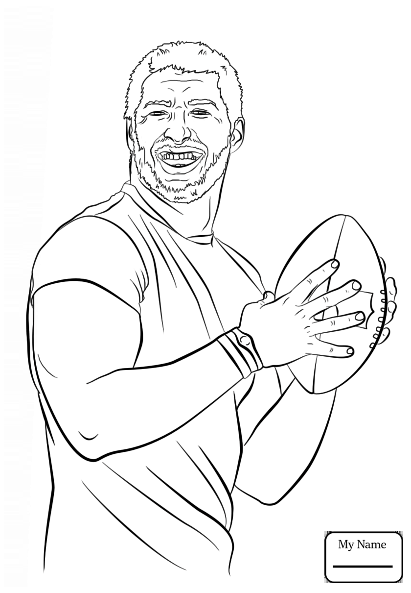 840x1210 Easy Outline Of Football Coloring Page Cartoon Boy With A Soccer
