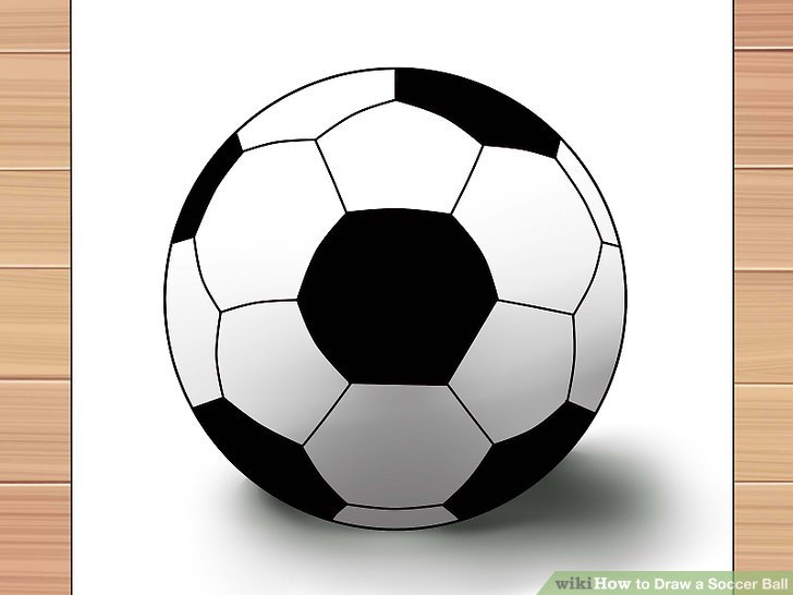 728x546 3 Ways To Draw A Soccer Ball