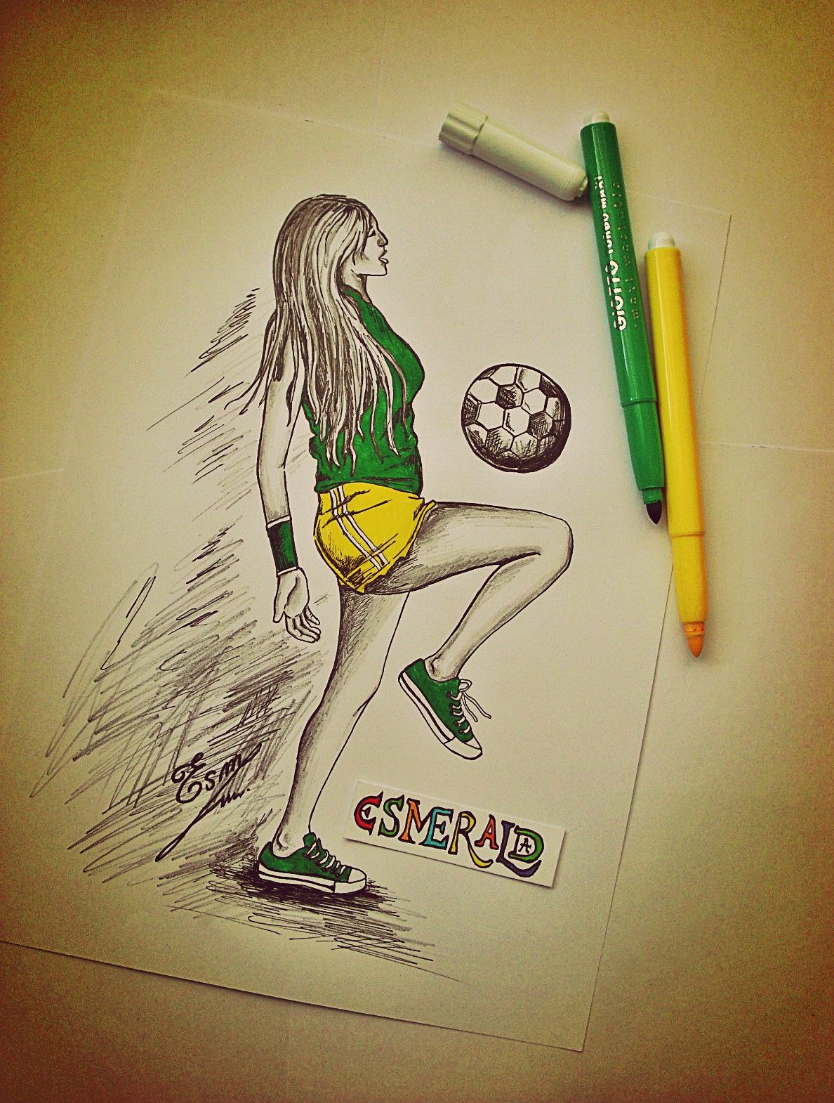 1188x1570 Sketch Soccer Girl Paintings Sketches