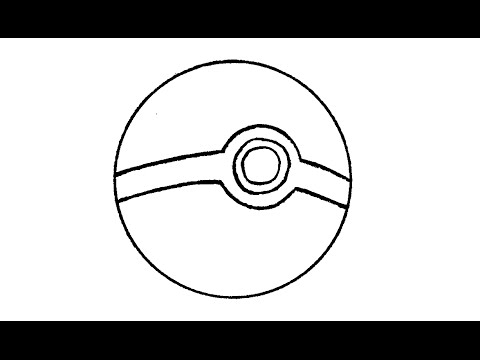 480x360 Drawn Pokeball Black And White