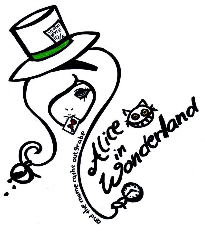 841x950 Alice In Wonderland By Psychoafro