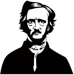 297x300 Edgar Allan Poe Sticker Vinyl Decal Gothic Novel Horror Ebay