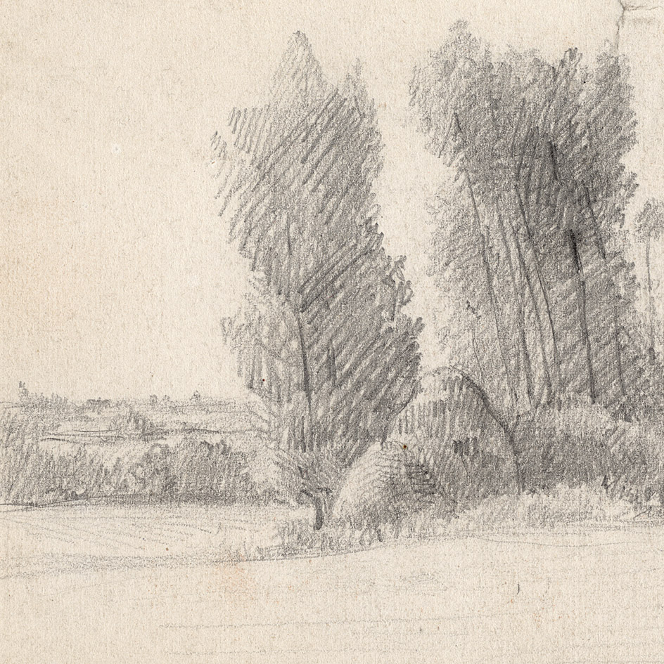 944x945 Prints And Principles Charles Jacque's Pencil Drawing,