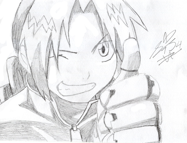 649x499 Edward Elric Drawing By Summer Lights