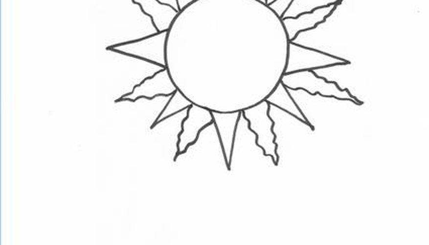 877x500 How To Draw Sun Faces Our Pastimes