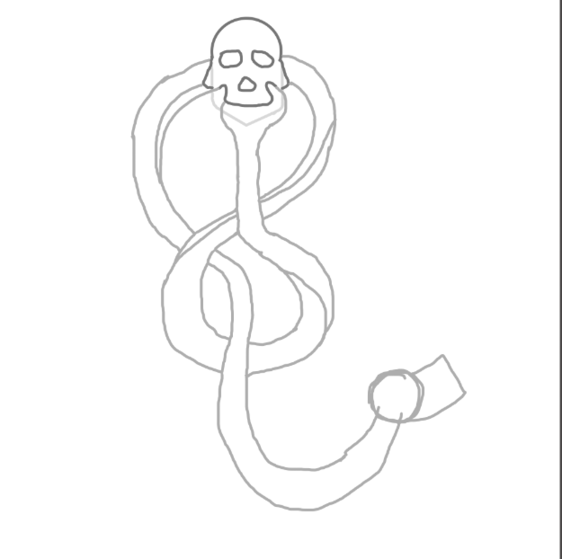 562x559 How To Draw The Dark Mark 11 Steps (With Pictures)