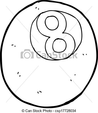 410x470 Cartoon Eight Ball Vectors