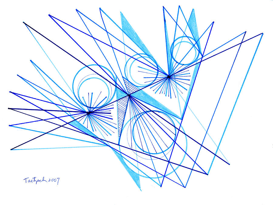 900x677 Modern Drawing Eighty Eight Drawing By Lynne Taetzsch
