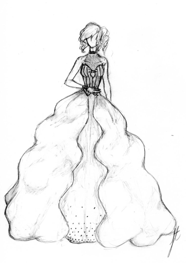 752x1063 Elegant Dress By Futsunotenshinai