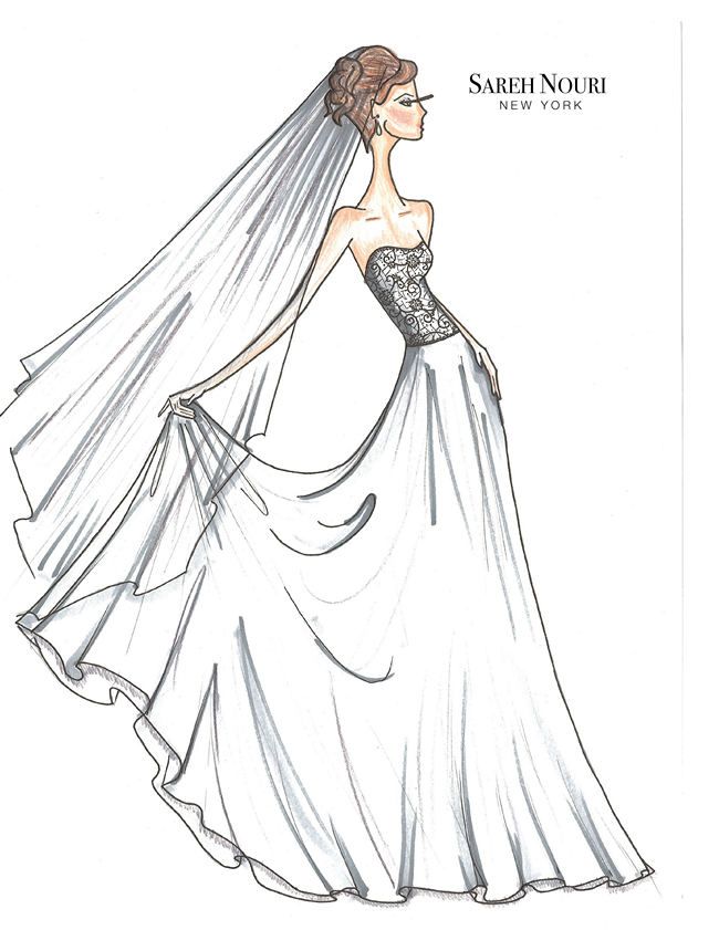 650x841 Wedding Dresses Elegant Wedding Dress Drawing New From Sketch