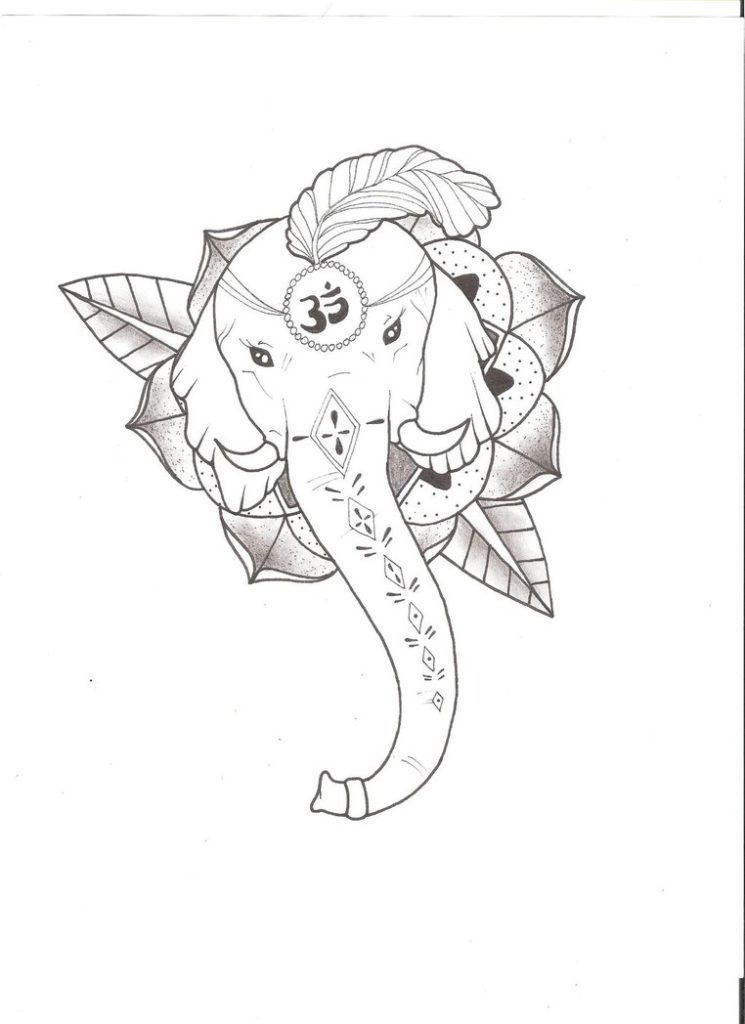 745x1024 Elephant Drawing Tumblr