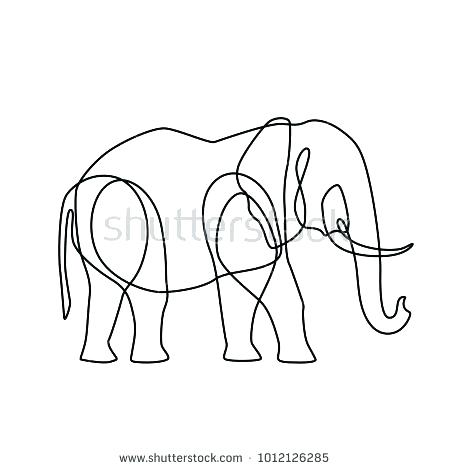450x470 Elephant Head Drawing Elephant Tattoo Designs And Ideas Elephant