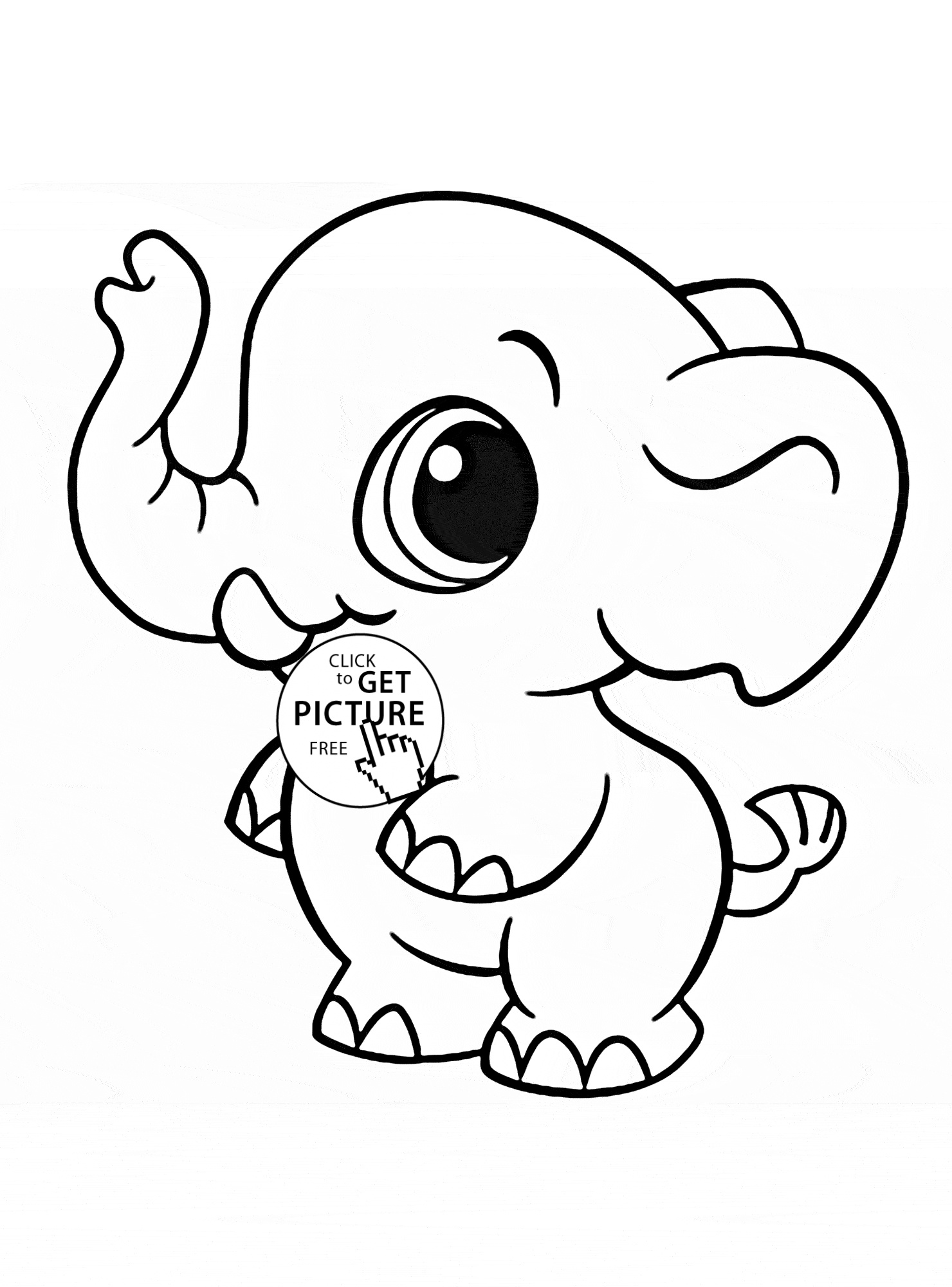 1480x2000 Cartoon Elephant Head Coloring Pages To Print Coloring Sheets