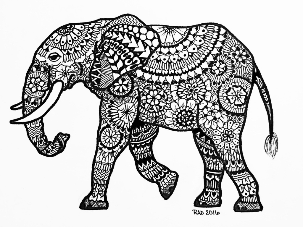 1024x768 Cool Elephant Drawings Picture Hindu Elephant Drawing Lesson