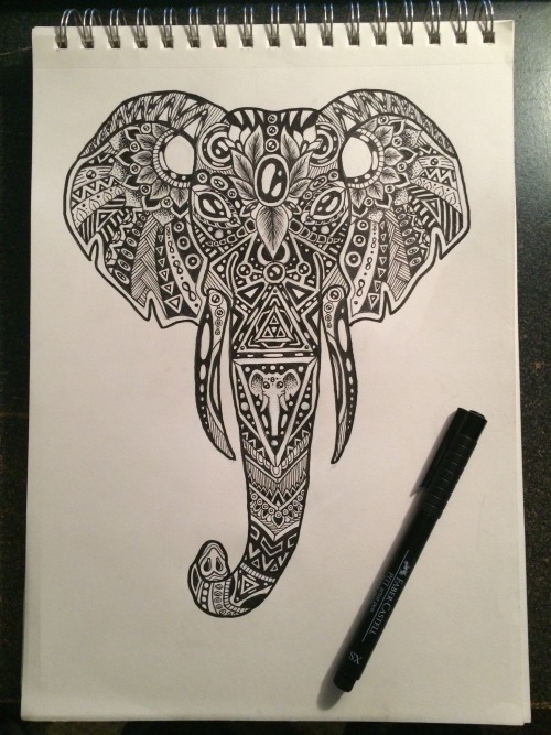 500x667 Elephant Head Tattoo Tumblr