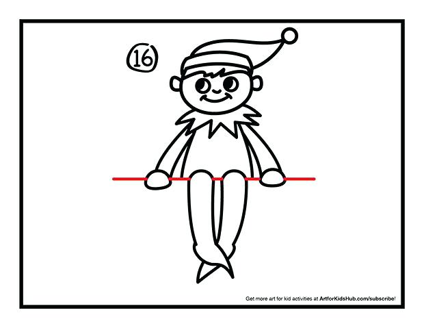 620x479 Elf On The Shelf Drawing Elf On The Shelf Drawing Video