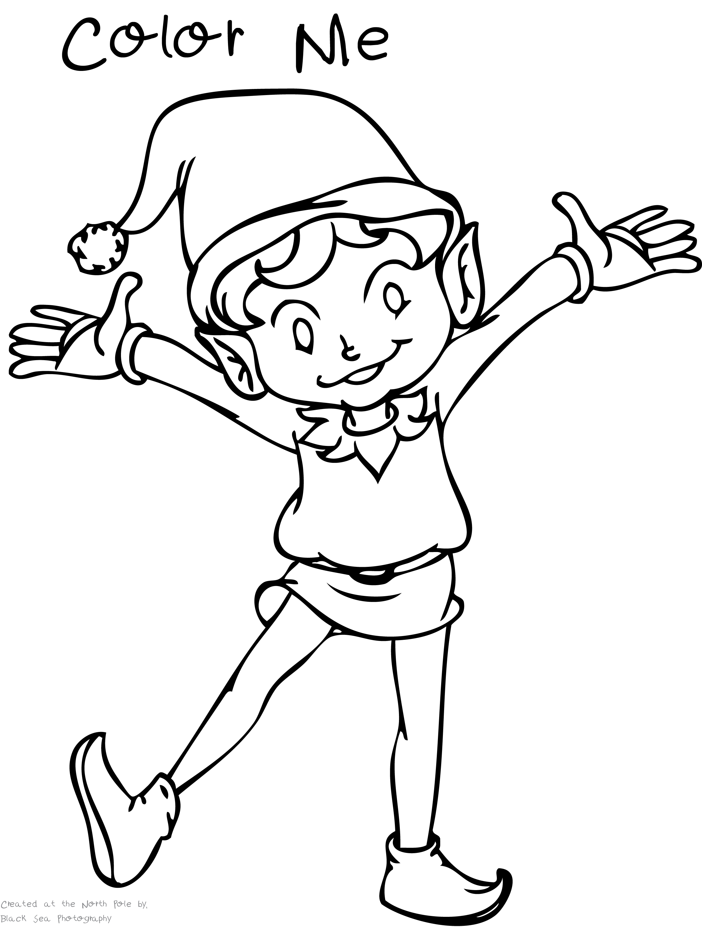 2414x3189 Elf On Shelf Coloring Page Elegant Printable Girl Elf