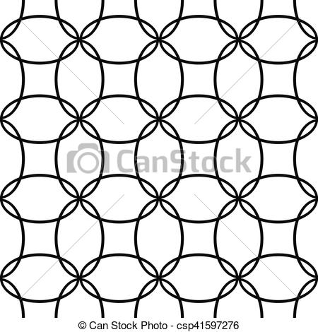 450x470 Seamless Black And White Ellipse Pattern Design. Seamless