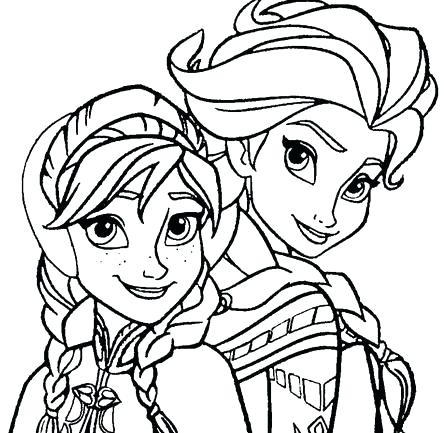 Elsa Drawing Outline at GetDrawings | Free download