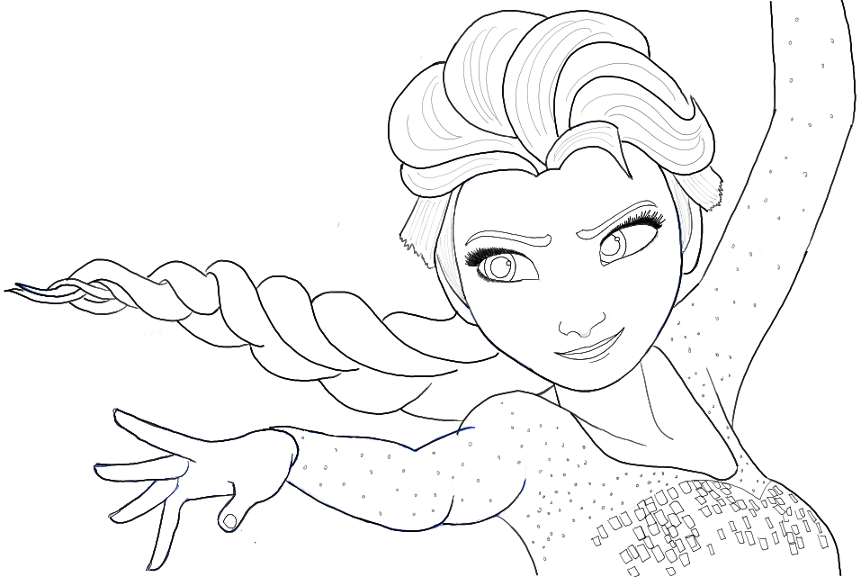 957x641 How To Draw Elsa From Frozen With Easy Step By Step Drawing