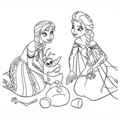 236x236 Disney's Frozen Coloring Pages, Free Disney Printable Frozen Color